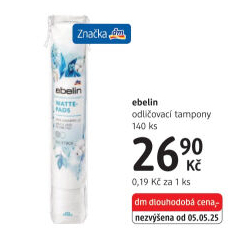 Odličovací tampony Ebelin