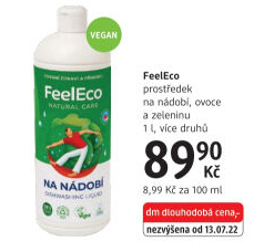 Prostředek na nádobí Feel Eco
