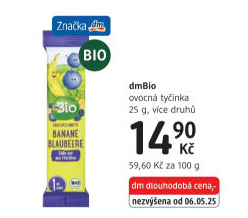 Tyčinka ovocnádm Bio