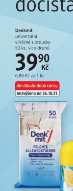 Univerzální vlhčené ubrousky Denkmit