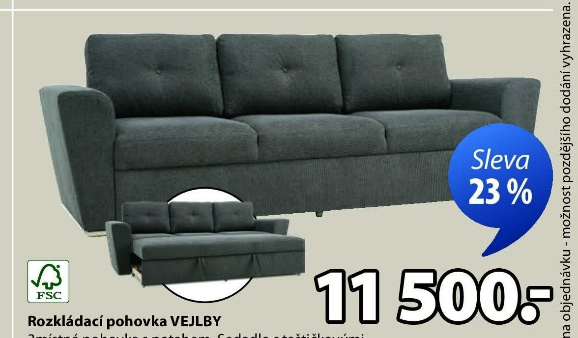 Luxusní pohovka s taburetem - Jysk akcniletaky.com
