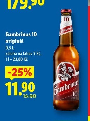 Gambrinus 10 originál
