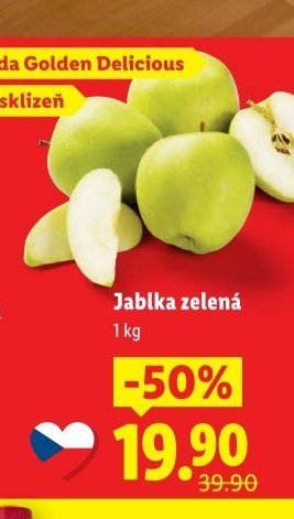 Jablka zelená