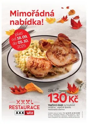 akční leták XXXLutz 18.9.2025-5.10.2025