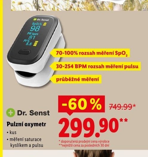 Dr. Senst Pulzní oxymetr