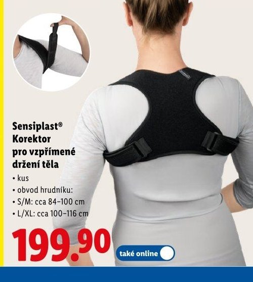 Sensiplast Korektor pro vzpřímené držení těla