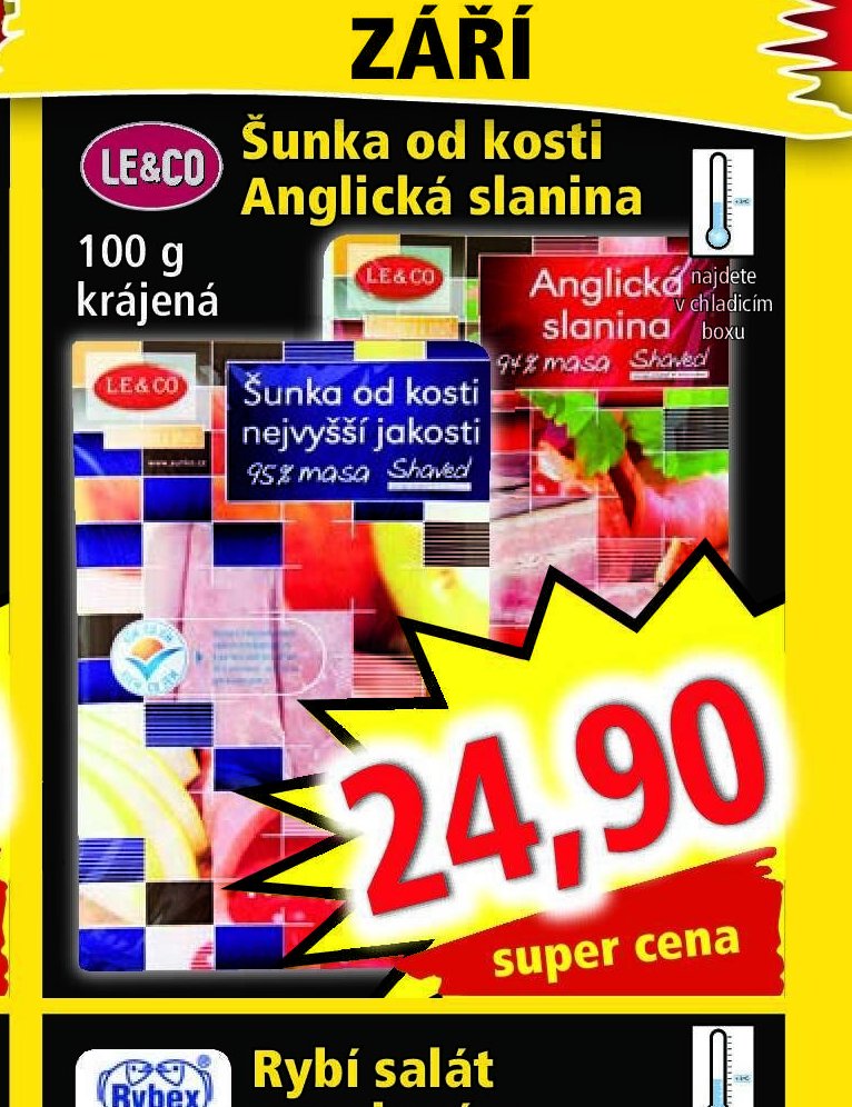 Šunka od kosti Anglická slanina