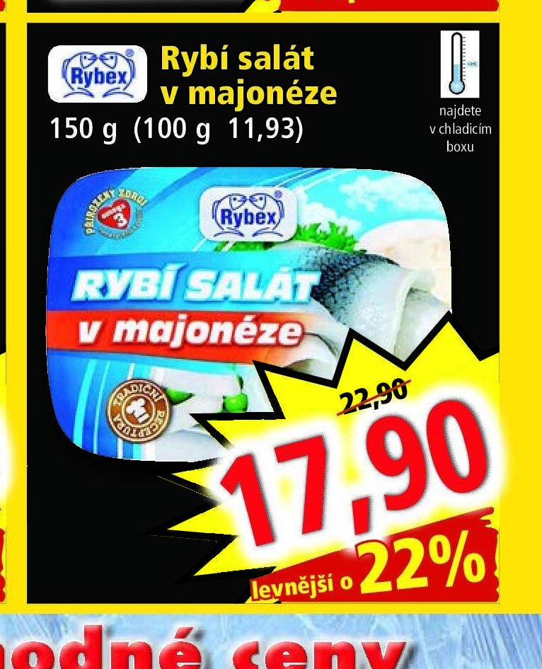 Rybí salát v majonéze