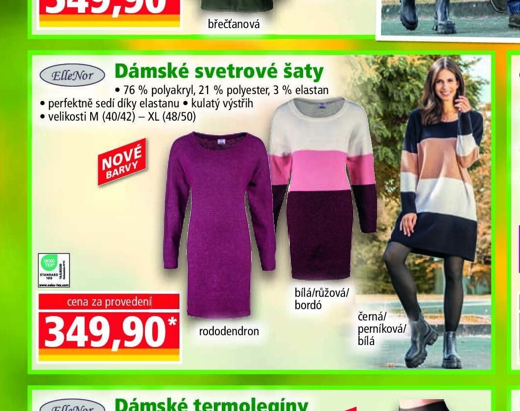 Dámské svetrové šaty