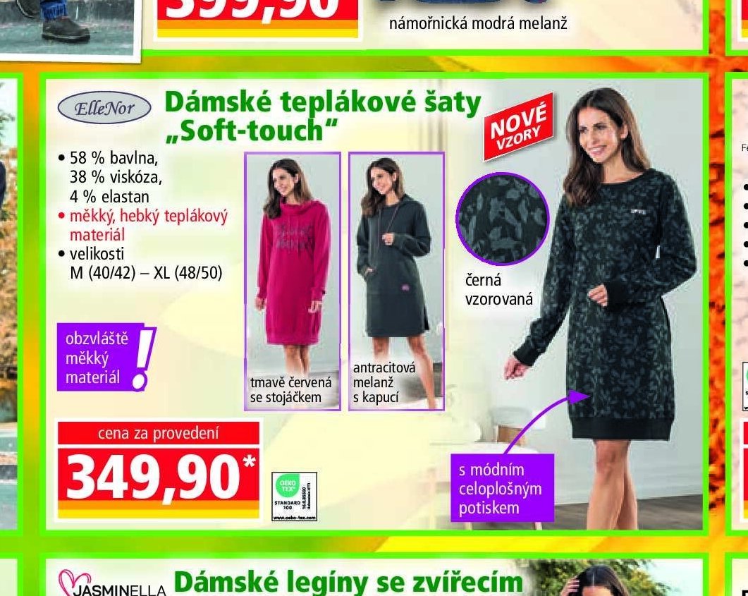 Dámské teplákové šaty „Soft-touch“