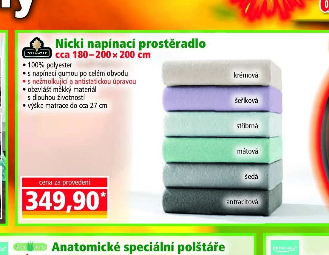 Nicki napínací prostěradlo