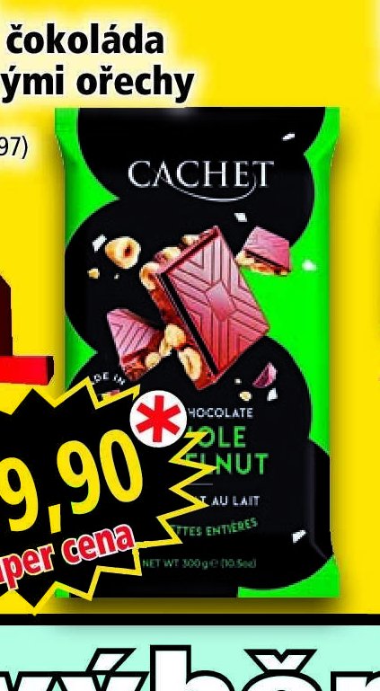 Cachet čokoláda