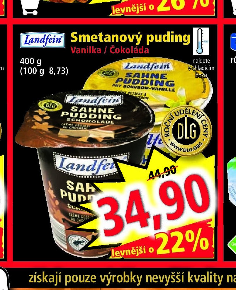 Landfein Smetanový puding - Norma akcniletaky.com
