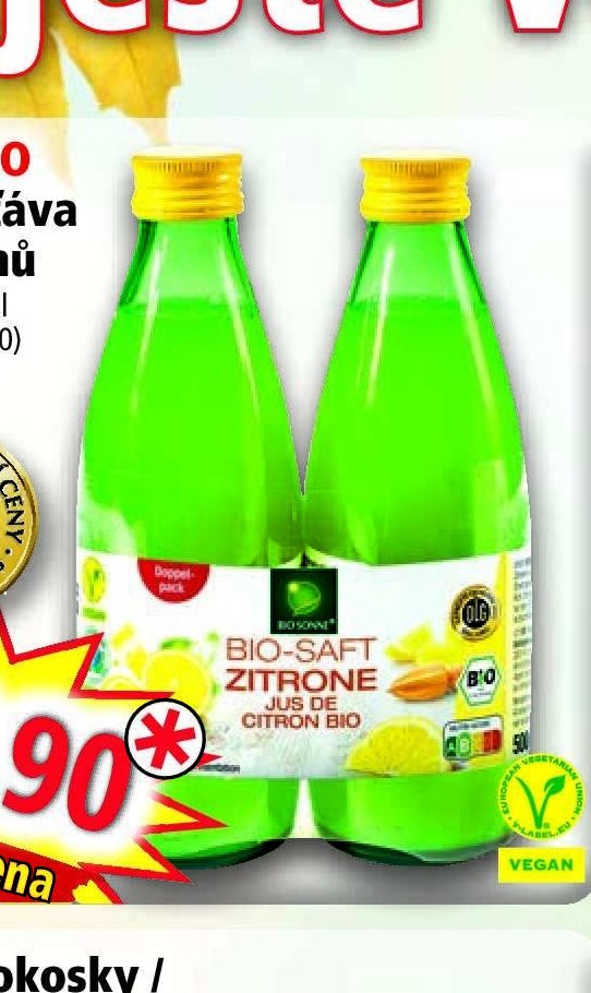 Bio-Saft Zitrone