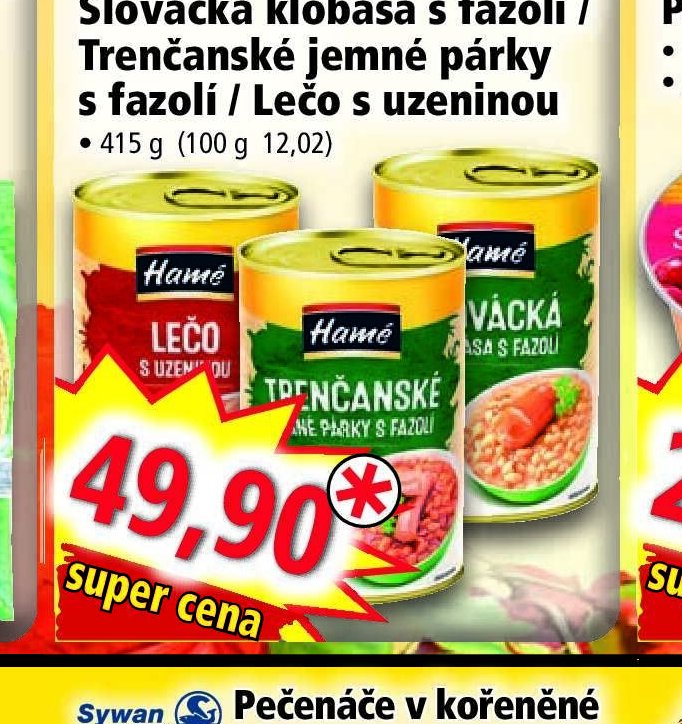 Hamé hotová jídla