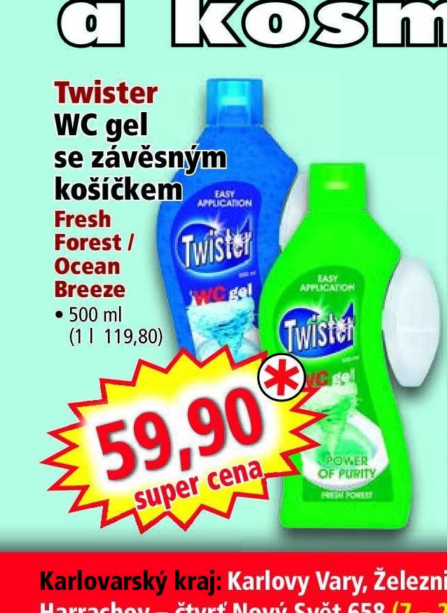 Twister WC gel