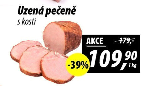 Uzená pečeně s kostí