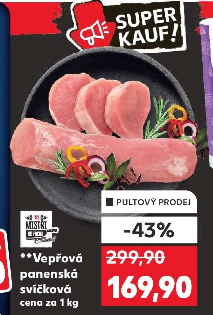Vepřová panenská svíčková