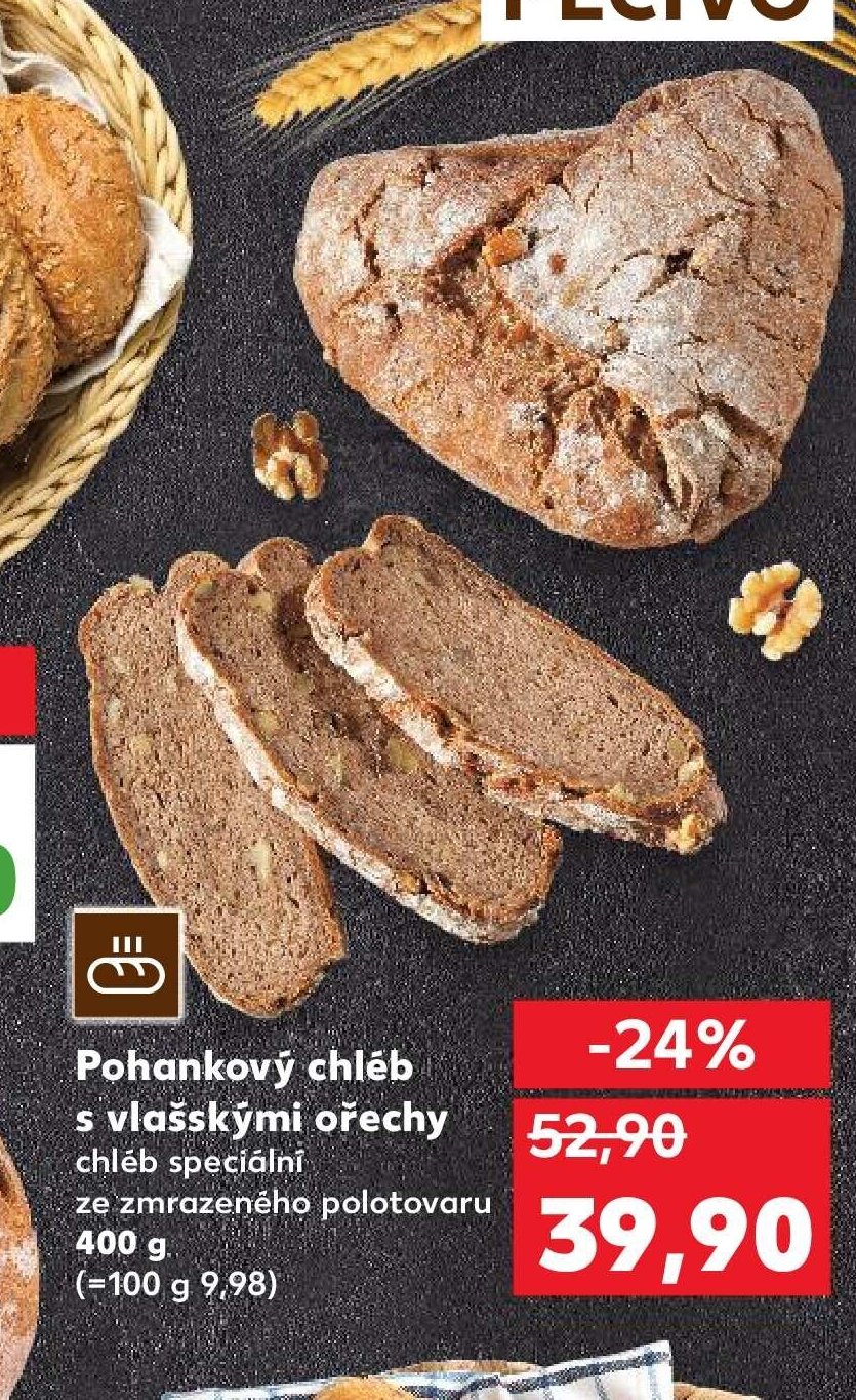 Pohankový chléb s vlašskými ořechy