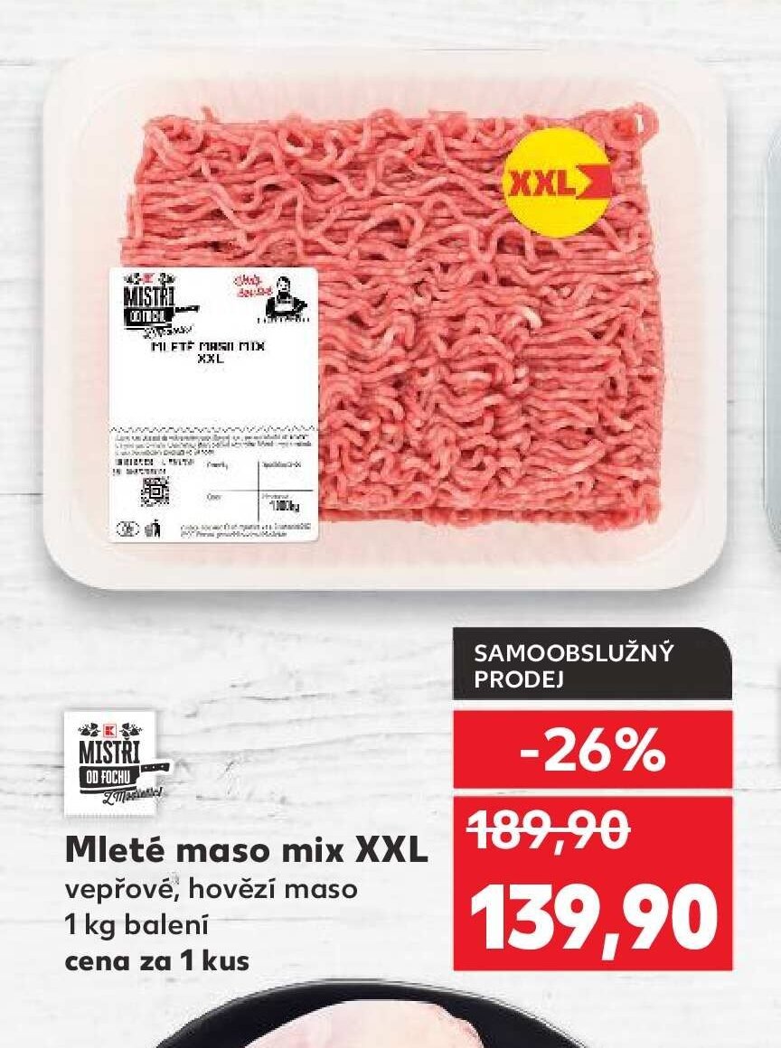 Mleté maso mix XXL