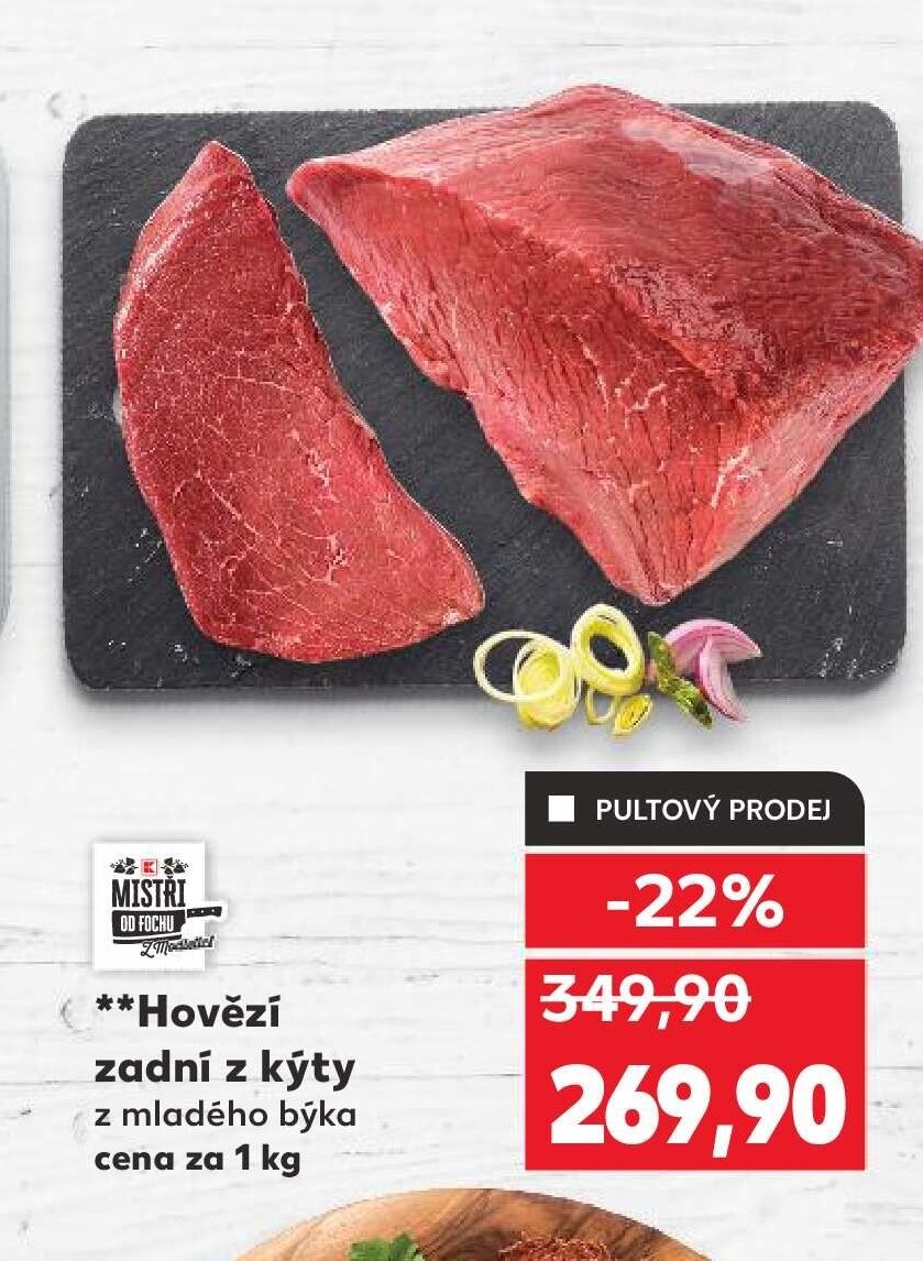 Hovězí zadní z kýty