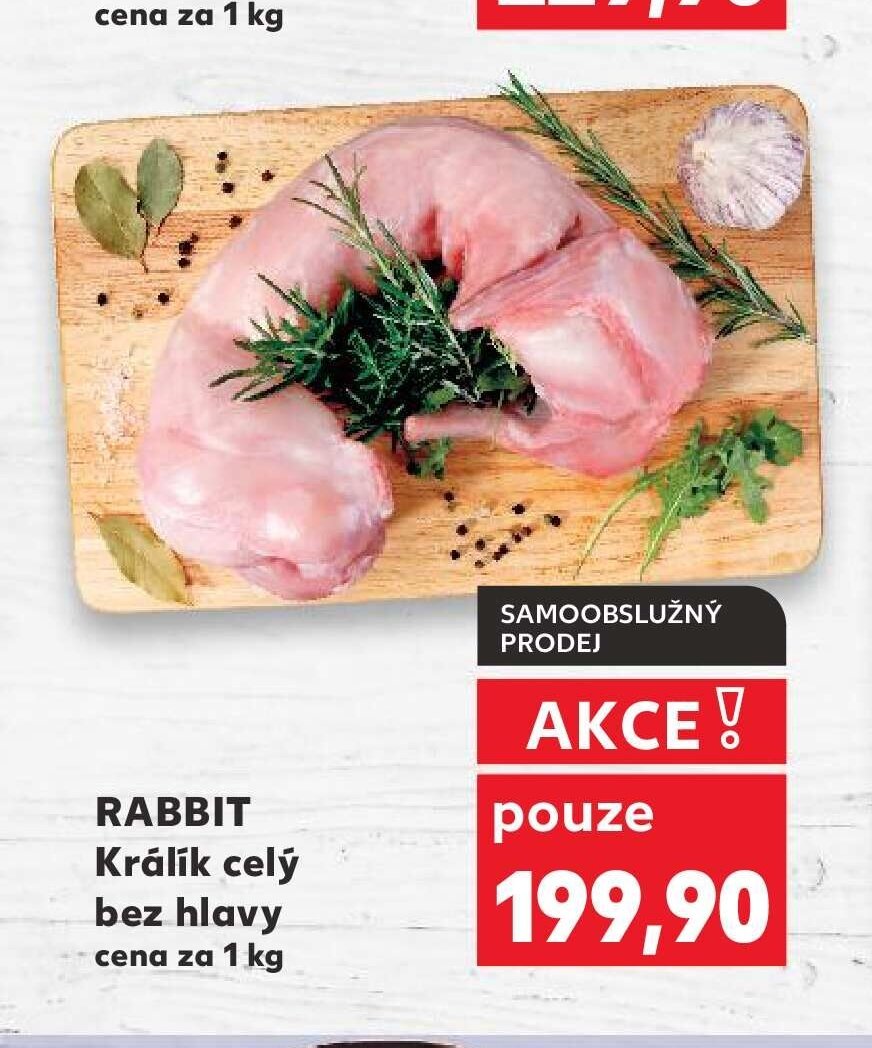 Králík celý bez hlavy