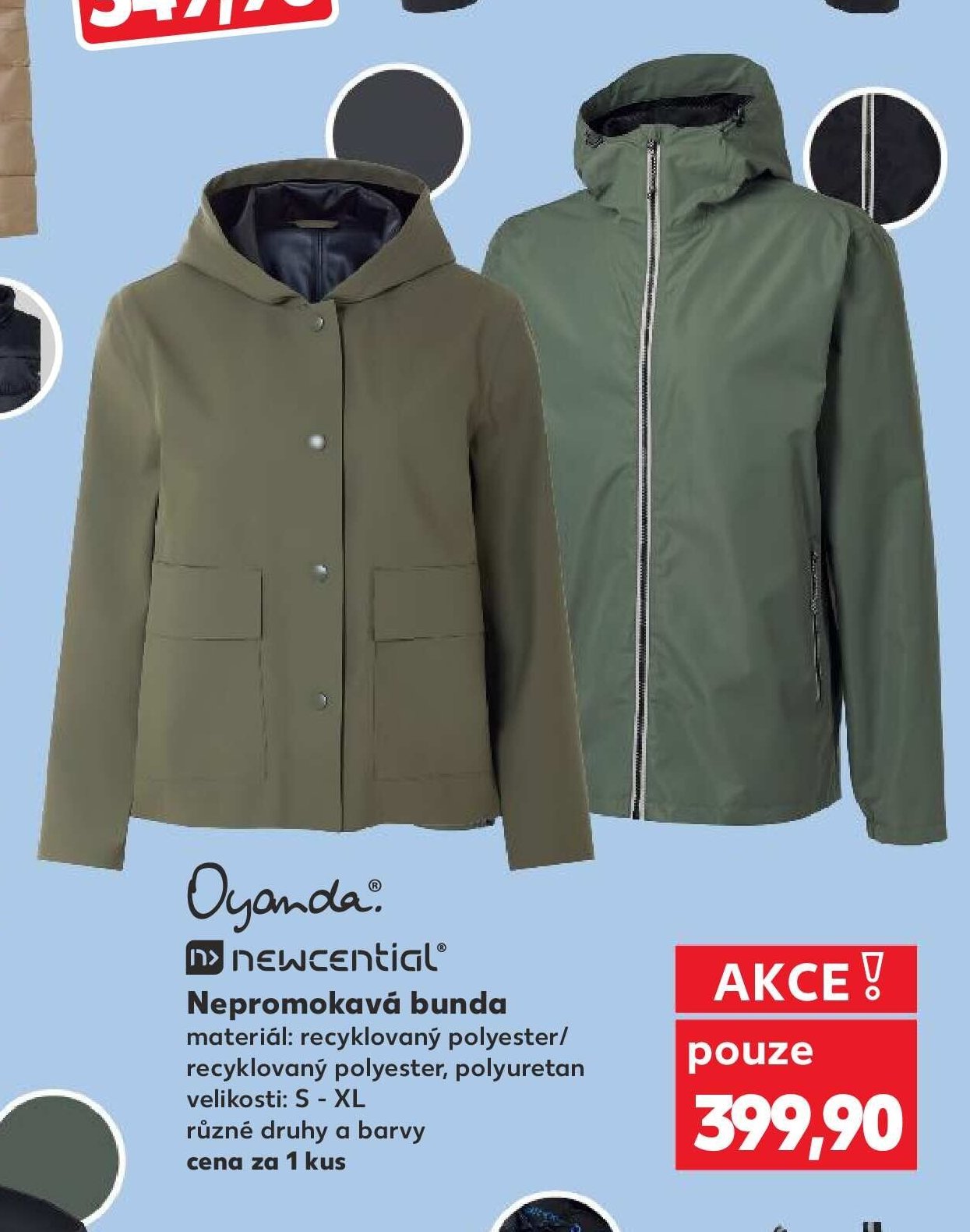 Newcential Nepromokavá bunda