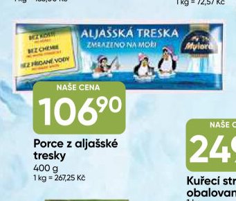 Porce z aljašské tresky