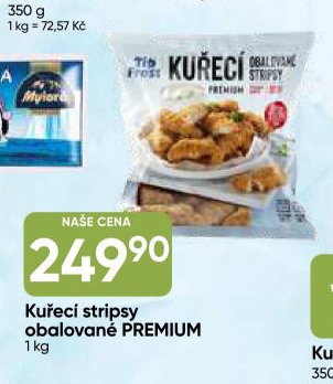 Kuřecí stripsy obalované PREMIUM