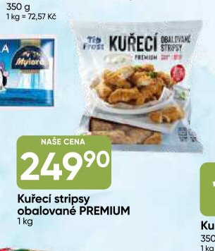 Kuřecí stripsy obalované PREMIUM