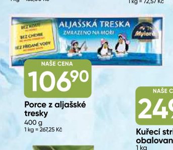 Porce z aljašské tresky