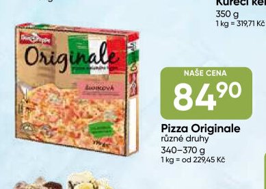 Pizza Originale různé druhy