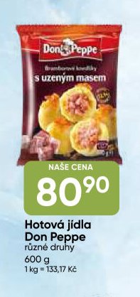 Hotová jídla Don Peppe různé druhy