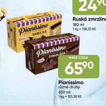 Pianissimo různé druhy