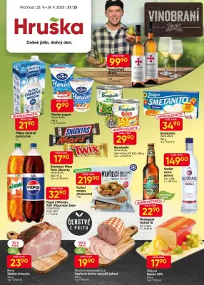 akční leták Hruška 23.9.2025-29.9.2025