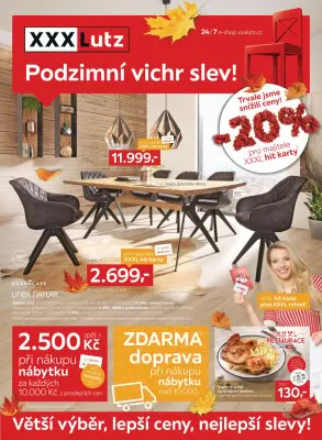 akční leták XXXLutz 22.9.2025-5.10.2025