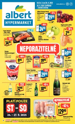akční leták Albert 24.9.2025-30.9.2025