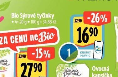 Bio Sýrové tyčinky