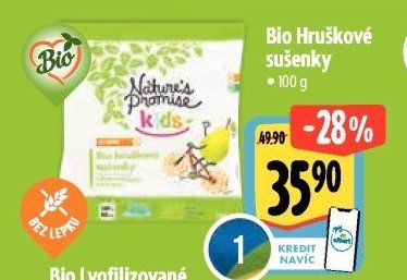 Bio Hruškové sušenky
