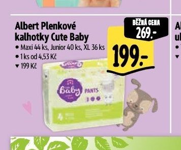Albert Plenkové kalhotky Cute Baby