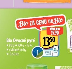 Bio Ovocné pyré