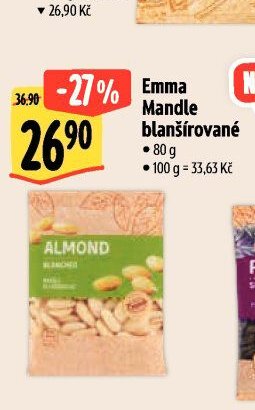 Emma Mandle blanšírované