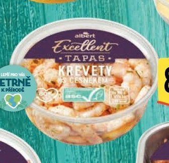 Krevety s česnekem