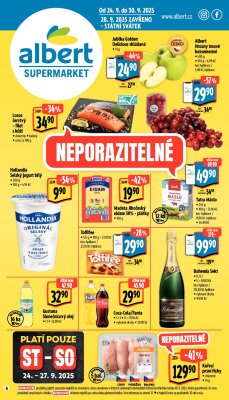 akční leták Albert 24.9.2025-30.9.2025
