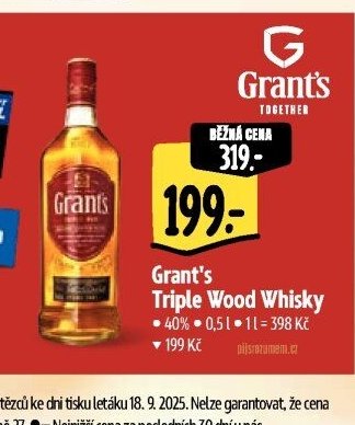 Grant's Triple Wood Whisky - Albert akcniletaky.com