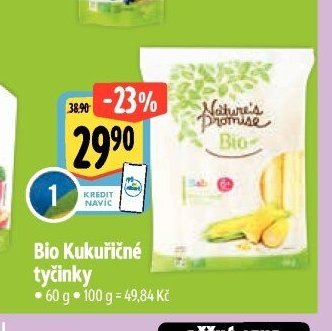 Bio Kukuřičné tyčinky