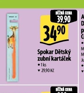 Spokar Dětský zubní kartáček