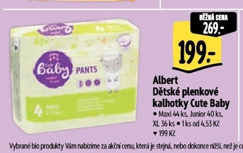 Albert Dětské plenkové kalhotky Cute Baby