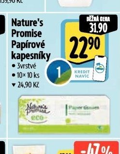 Nature's Promise Papírové kapesníky