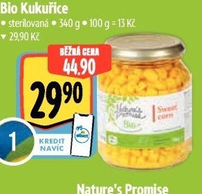 Nature's Promise Bio Kukuřice - Albert akcniletaky.com